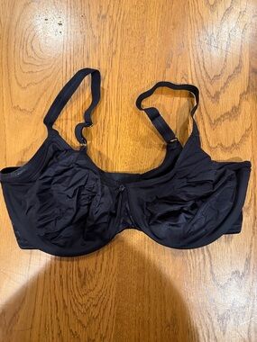 Le Mystere Black Ruching Underwire Support Bra